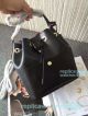New Top Quality Copy Michael Kors Genuine Leather Black Bucket  Women's Bag (10)_th.jpg